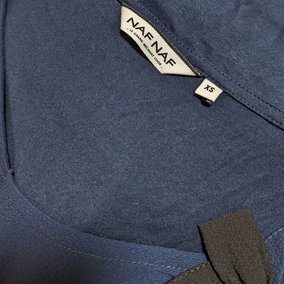 NAF NAF Flowy Double Strap Bow Sleeveless Top - Picture 11 of 12